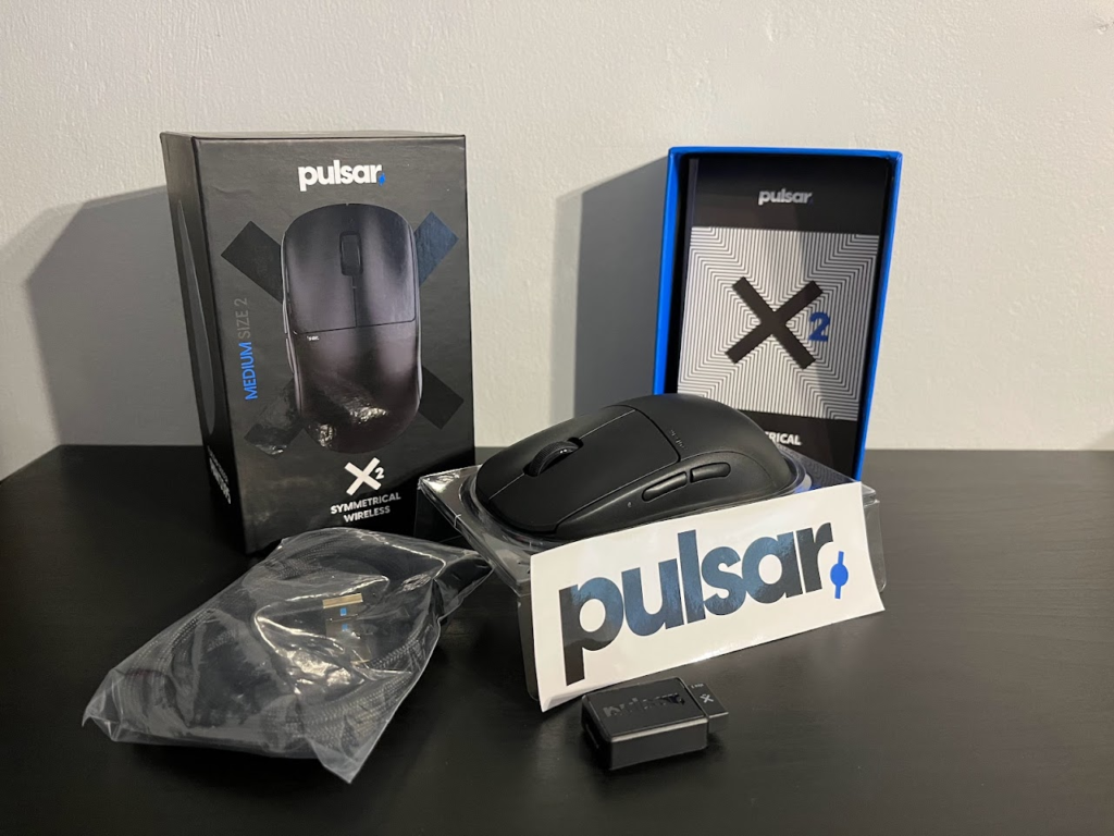 Pulsar X2 Wireless - Opakowanie, zawartość